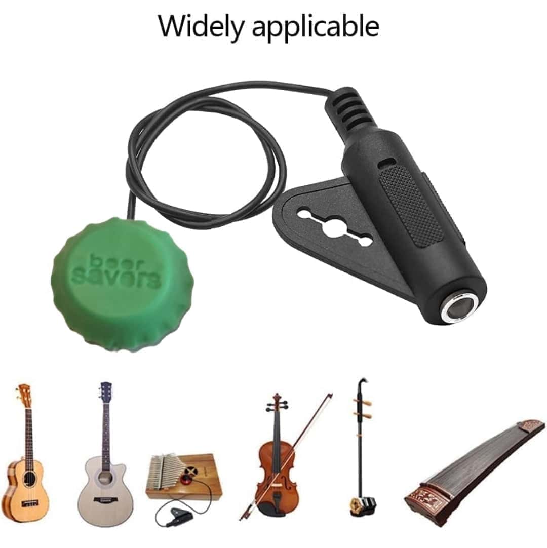 Pick up Tappo Piezo Contact Microfono multiuso  Chitarra Violino Banjo Ukulele
