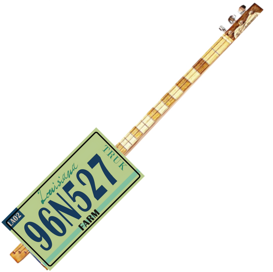 Louisiana 3tpv cigar box guitar Matteacci's Made in Italy