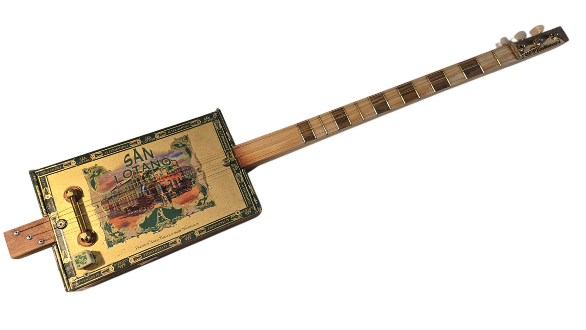 San Lotano cigar box guitar 3tpv