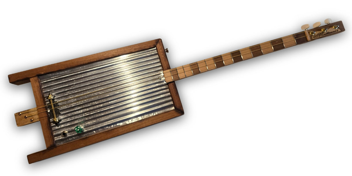 Washboard Electric Guitar 3 tpv Cigar Box Matteacci's