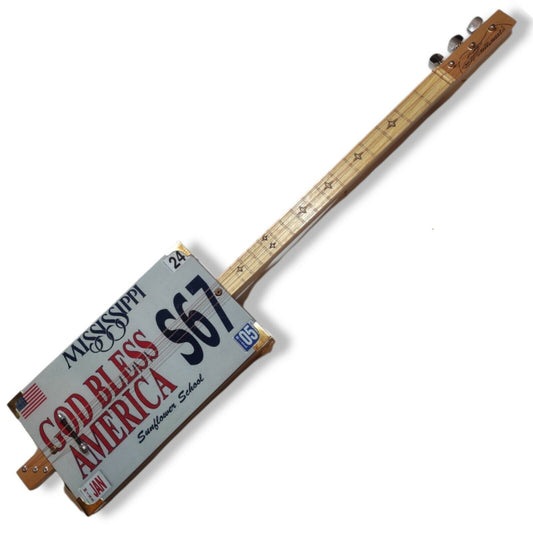 Mississippi 3spv. Cigar Box Guitar Matteacci's Made in Italy