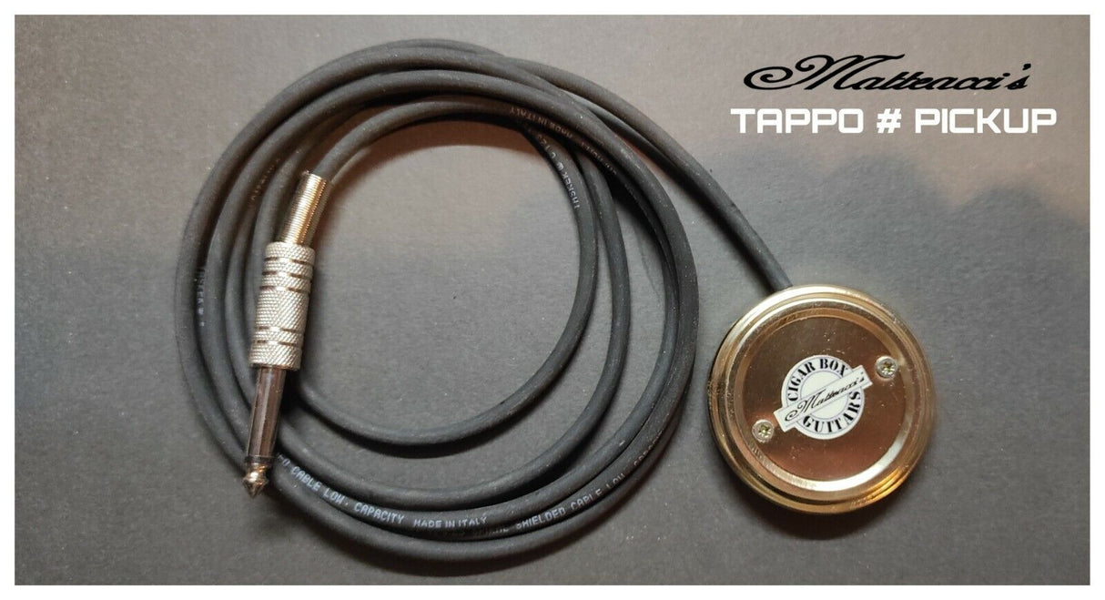 Tappo XXL Piezo Contact Microfono multiuso Pick-Up stomp box foot drums