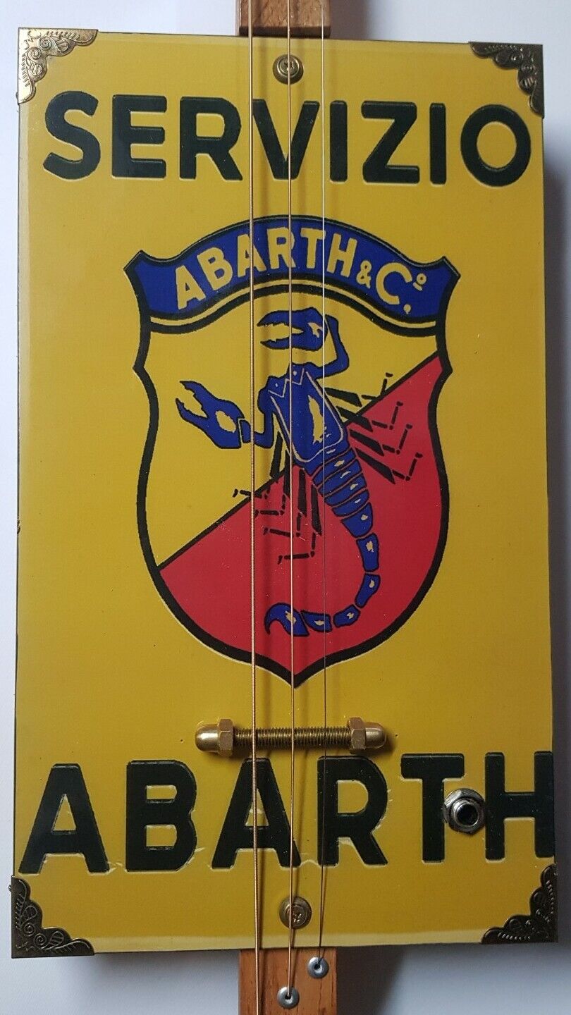 Abarth 3tpv Cigar Box Guitar