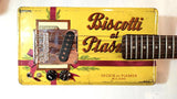 Biscotti Plasmon n° 1000 Delta blues Cigar Box Guitar 6 Strings Matteacci