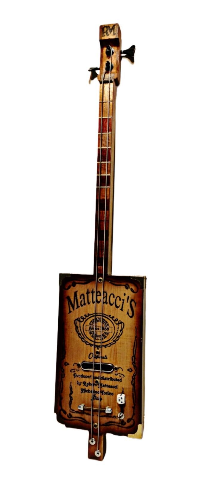 Matteacci's Ibrid Bass 2sp Special cigar box Guitar