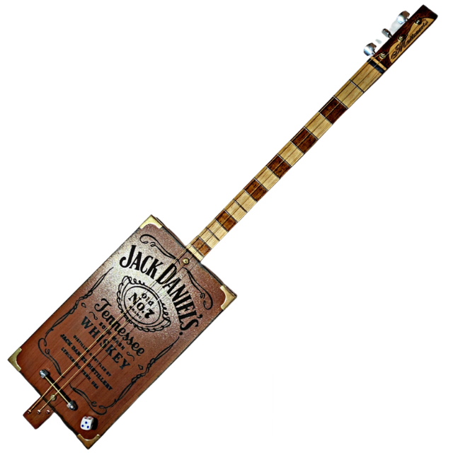 Jack daniels 3tpv cigar box guitar