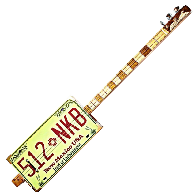 New Mexico 3tpv cigar box guitar Matteacci's Made in Italy