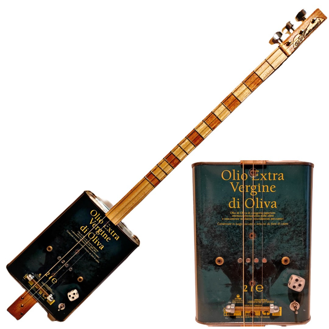 Cigar Box Guitar 3 special olio extravergine d'oliva