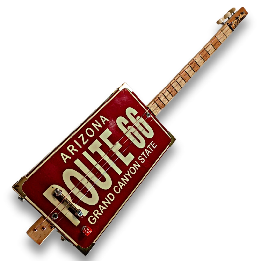 Route 66 3tpv cigar top box guitar Matteacci's