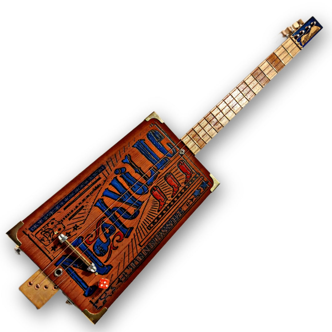 cigarette box guitar Thomann Cigar Magnetic PU This complete kit contains everything you need to become a blues guitar aficionado instantly Hal Martin CBG - "Blue