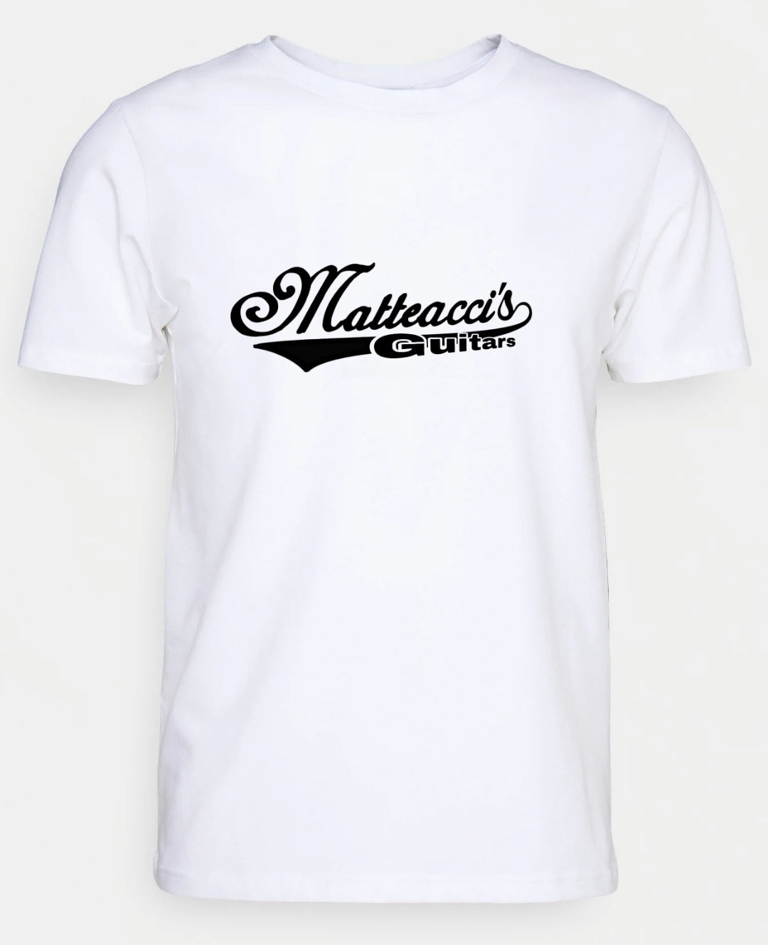 T-shirt White bianca Matteacci's Guitars