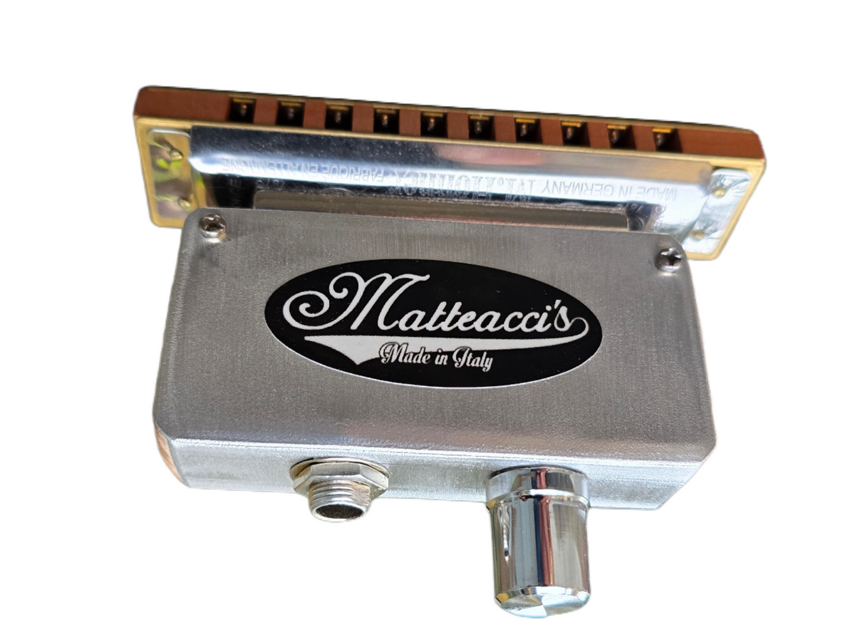 Nikelinos blues bayonet microphone for marine band Matteacci's harmonica