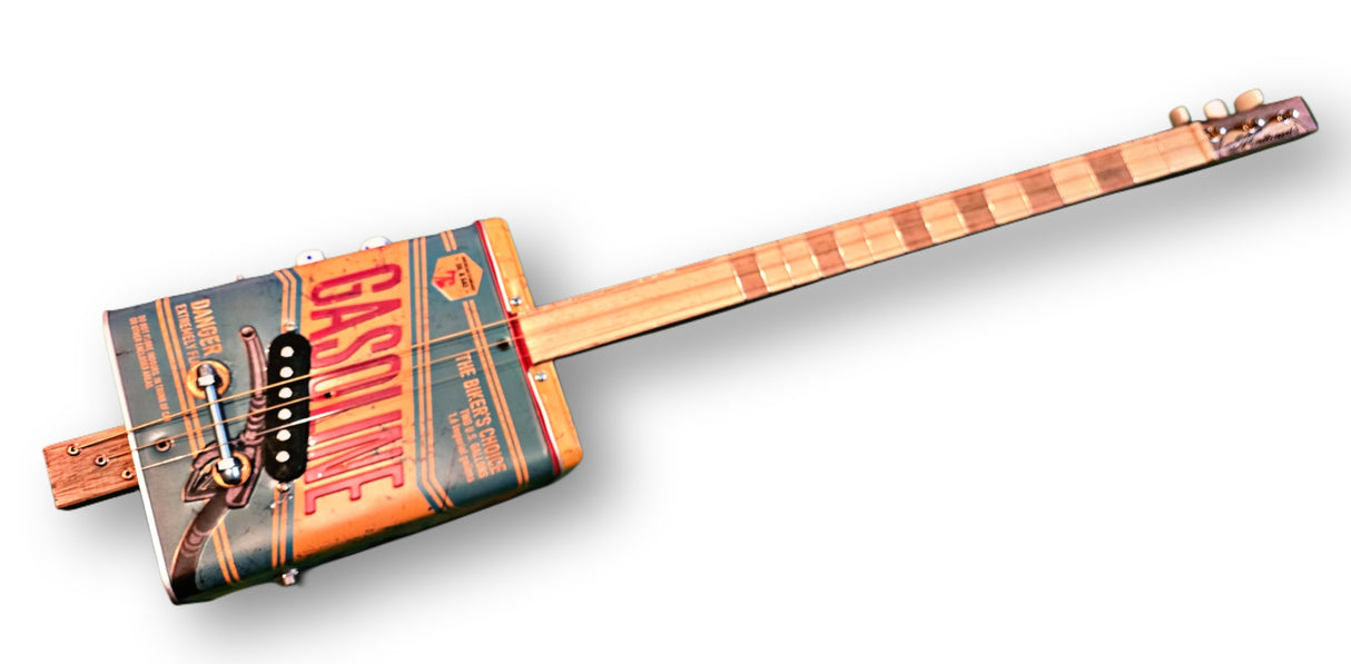 Gasoline special 3tp cigar box guitar Matteacci's