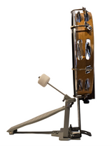 tamburello a pedale, percussioni, one man band, musicisti strada, foot tambourine, strumenti musicali, live music
