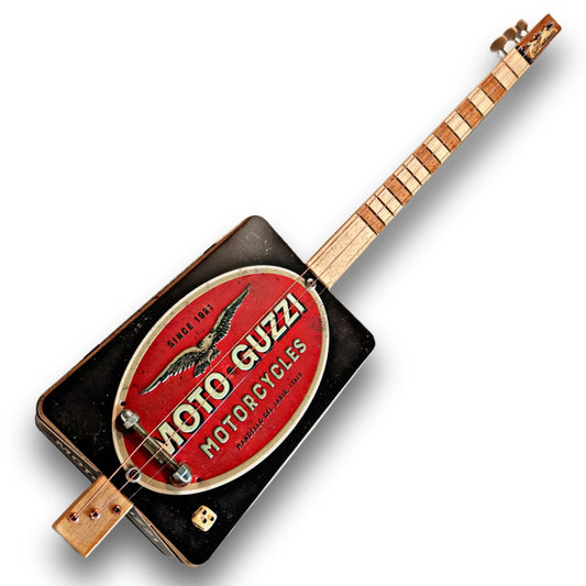 Guzzi 3tpv cigar box guitar Matteacci's Made in Italy