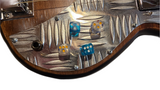 Matteacci's Mini LesPaul 3LP Cigar Box guitar