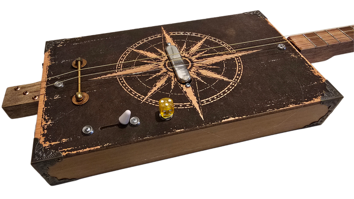Cigar Box Guitar "Compass Rose"