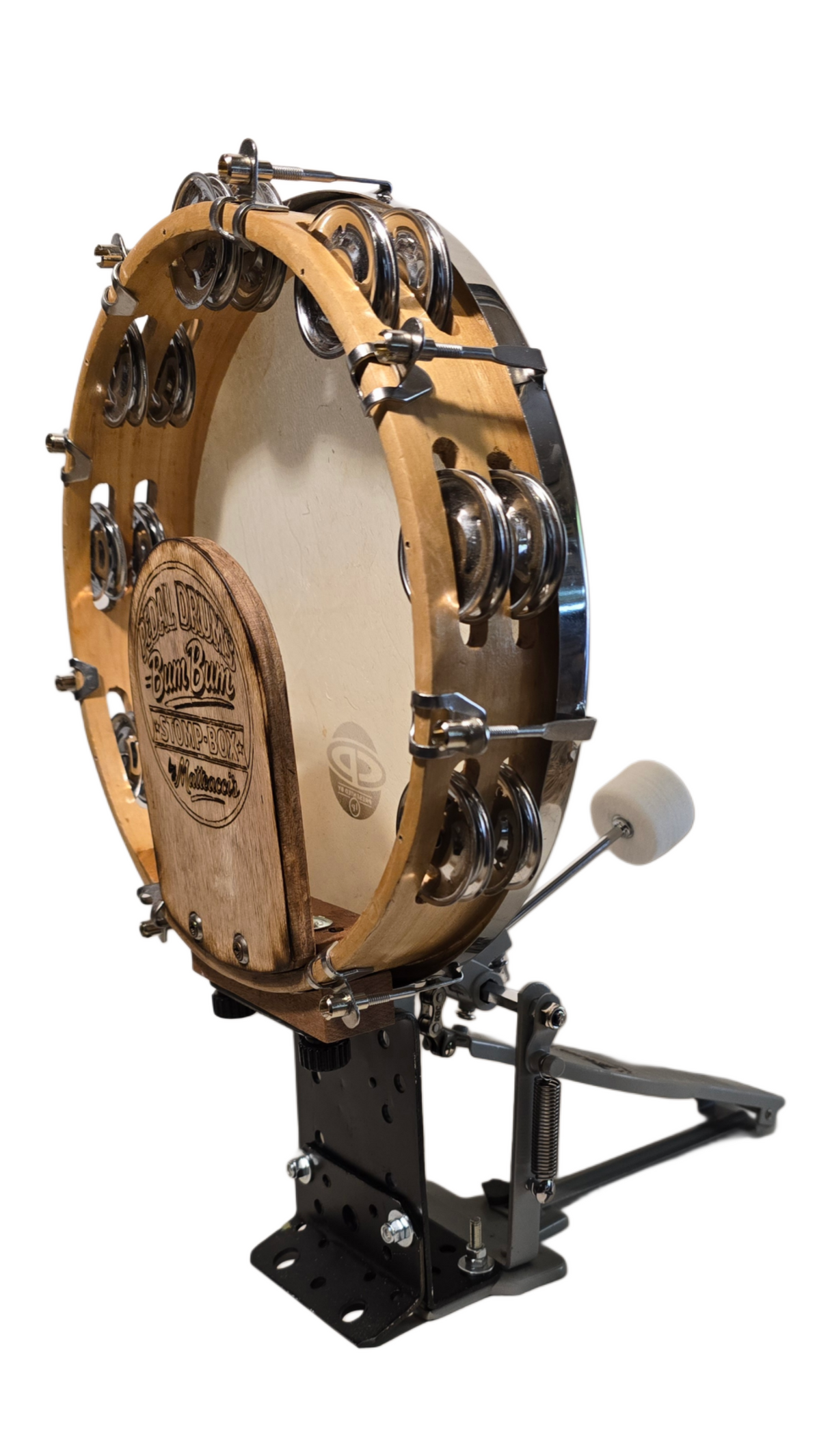 tamburello a pedale, percussioni, one man band, musicisti strada, foot tambourine, strumenti musicali, live music