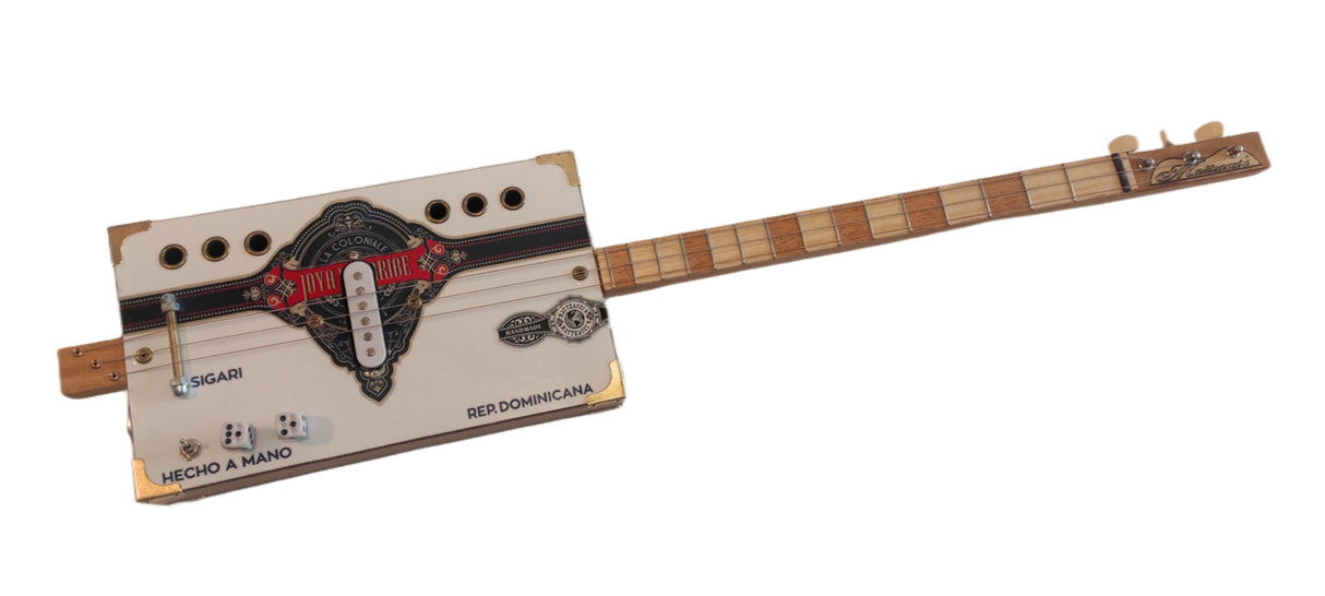 Cigar Box Guitar Joya de Caribe 3tpv left-handed