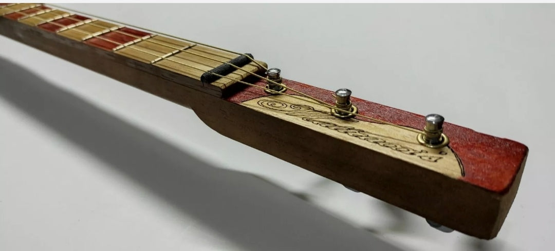 Handmade Coca cola 3tpv cigar box guitar Matteacci's Made in Italy Cigarboxguitars for blues