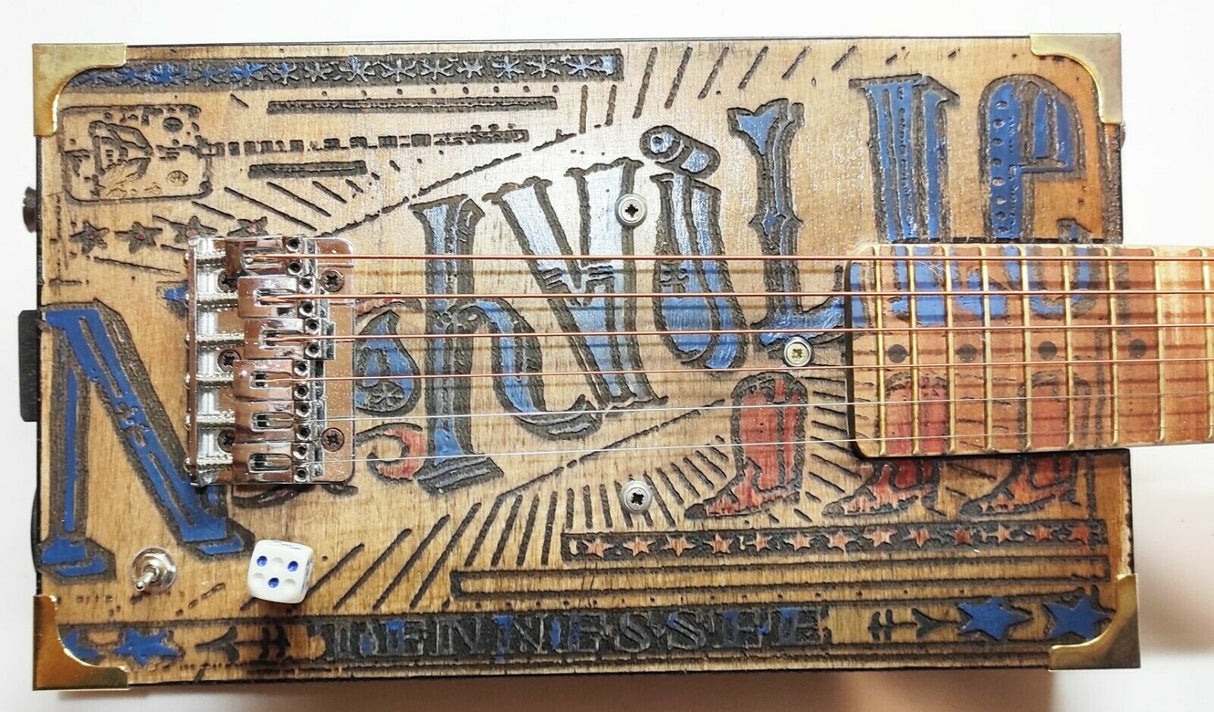 Nashville 1/2-30 inch Cigar Box Mini Guitar by Matteacci's