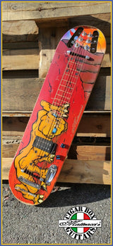 Skateboard lap steel Guitar