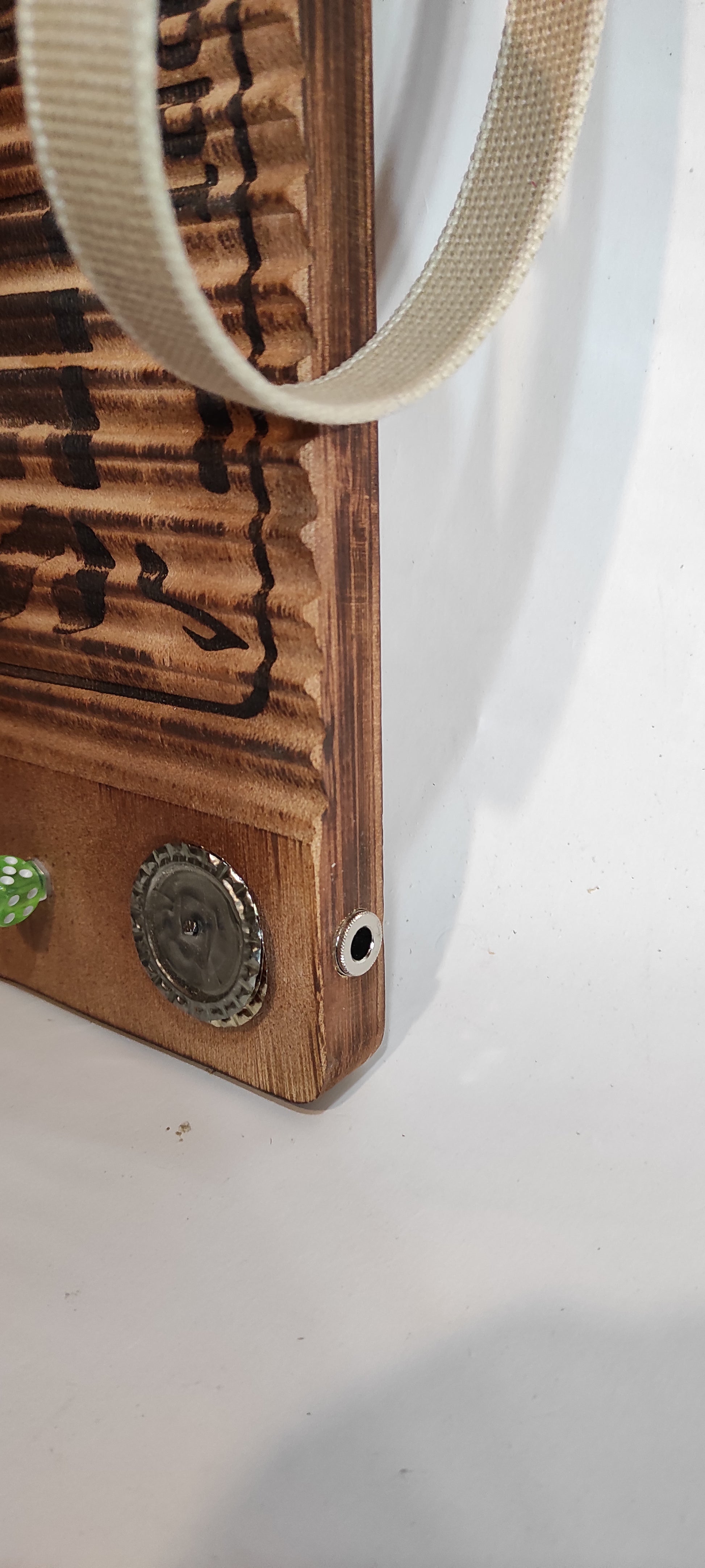 Electric Washboard Delta blues drums Matteacci's Cigar Box Guitar