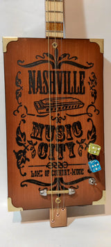 Nashville Prisco 3tpv Special cigar box guitar