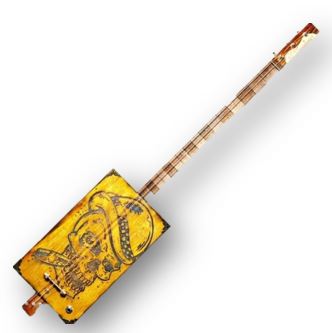 Mr. Smith 3tpv cigar box guitar Matteacci's Made in Italy