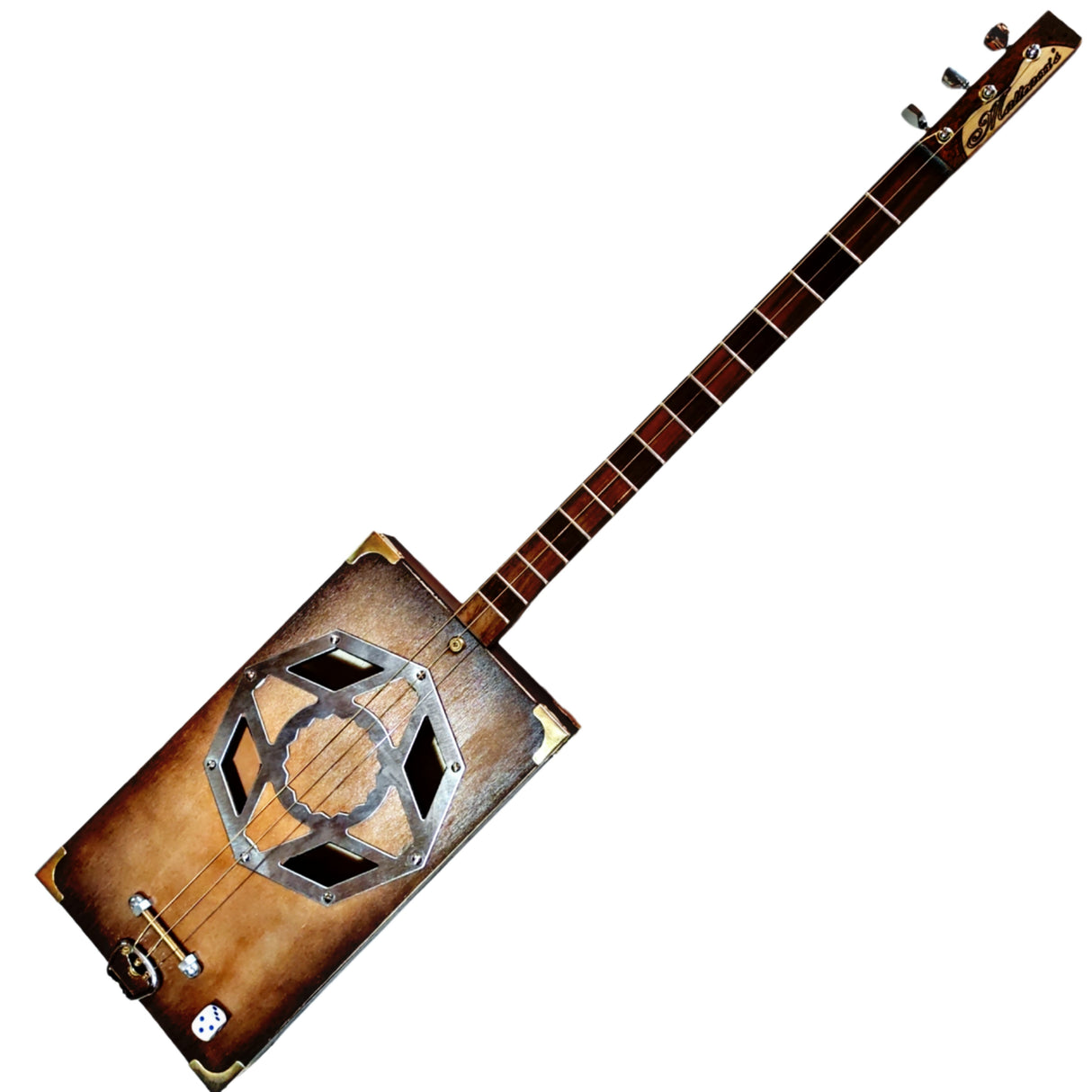 The Trivet 3 TPV Cigar Box Guitar Matteacci's Made in Italy