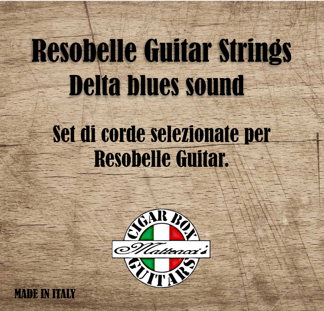 Set corde per Resobelle chitarre  resofoniche Guitar Matteacci's