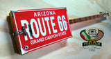 Route 66 3tpv Cigar Box Guitar Matteacci's Made in Italy